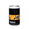 Bocina lata recargable Tigres con radio FM, USB, SD.