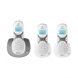 Teléfono Inalámbrico DECT 6.0 con 2 Extensiones Adicionales marca Steren