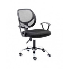 Silla Ejecutiva Reclinable de Tela con Base Giratoria marca Nextep