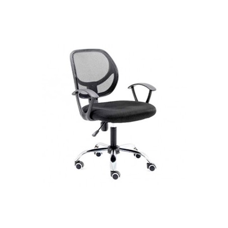 Silla Ejecutiva Reclinable de Tela con Base Giratoria marca Nextep