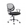 Silla Ejecutiva Reclinable de Tela con Base Giratoria marca Nextep