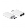 Adaptador de USB tipo C Jack a Micro USB Plug marca Steren.