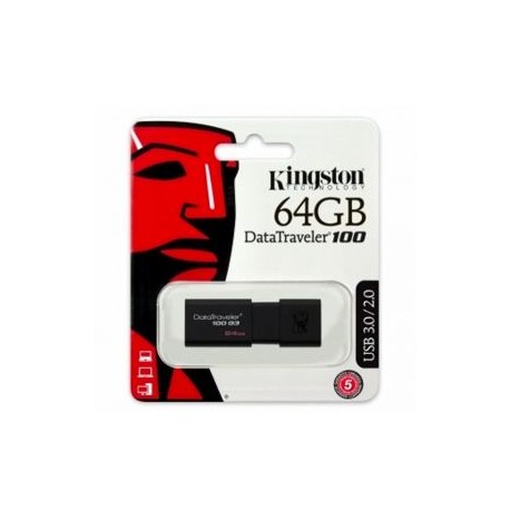 Memoria USB de 64 Gb. 3.0 RAM Marca Kingston.