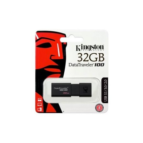 Memoria USB de 32 Gb. 3.0 RAM Marca Kingston.