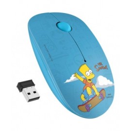 Mouse Inalámbrico Simpsons de 3 Botones con 1600 DPI marca Steren