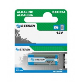 Batería Alcalina tipo Cilindro 23A de 12V 55MAH marca Steren