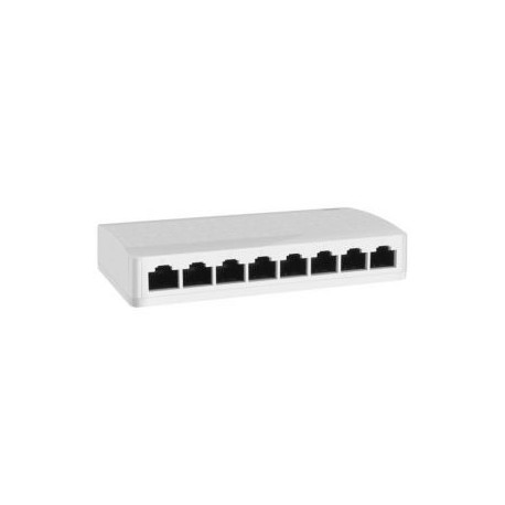 Switch Fast Ethernet de 8 puertos de 10/100MBPS marca Steren.