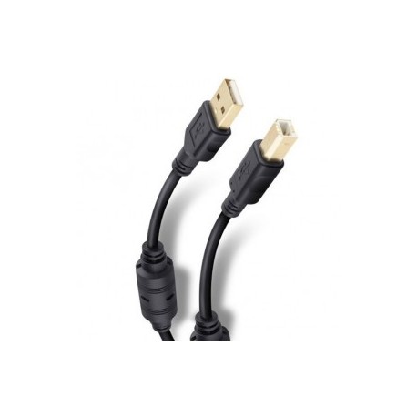 Cable Elite USB a USB tipo B (impresora) de 3.6m Conectores Dorados marca Steren