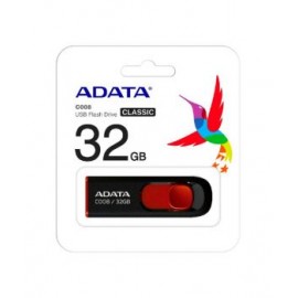 Memoria USB de 32 GB. 2.0 color negro/rojo Marca ADATA.