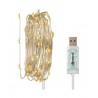Serie LED USB Cálida de 9,6 m con Control Remoto marca Steren
