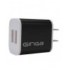 Cargador de Pared con Doble Entrada USB 2.0 Carga Rapida marca Ginga