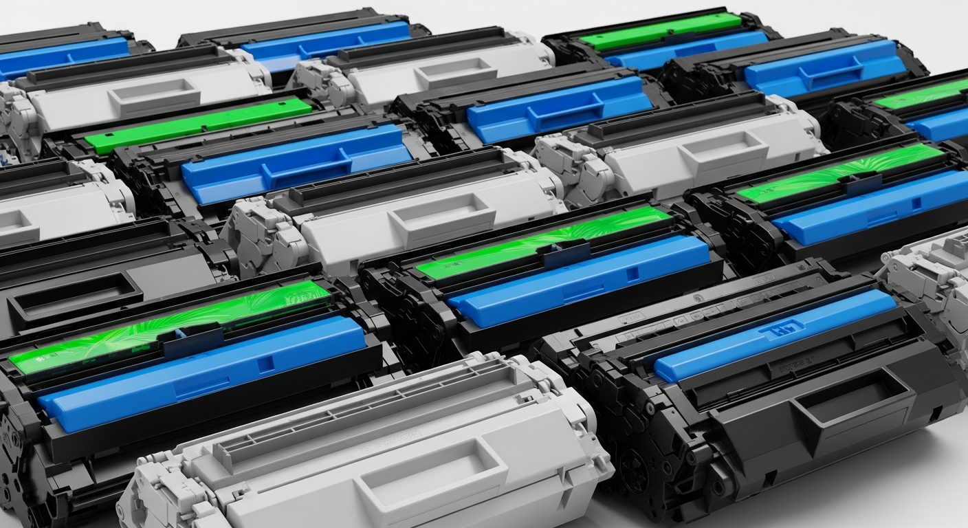 Tóners, energía y accesorios de tecnología
